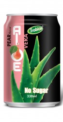 Aloe vera pear flavor alu can 330ml